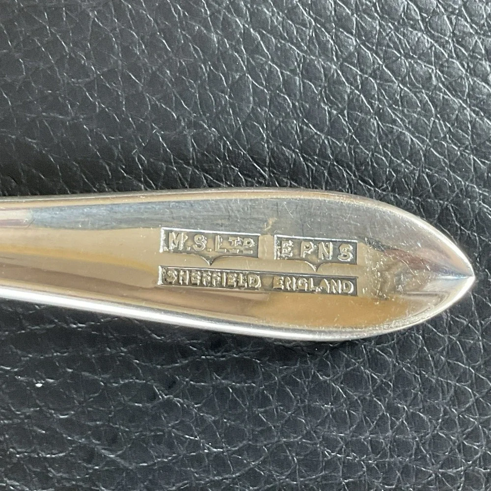 Vintage M.S. Ltd EPNS Sheffield England Pie Pastry dessert Fork 5